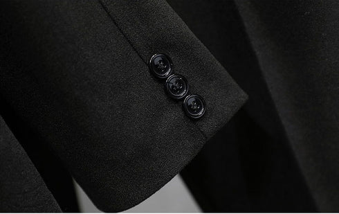 Fall Men's Casual Work Wear Plus Size Suit Jacket